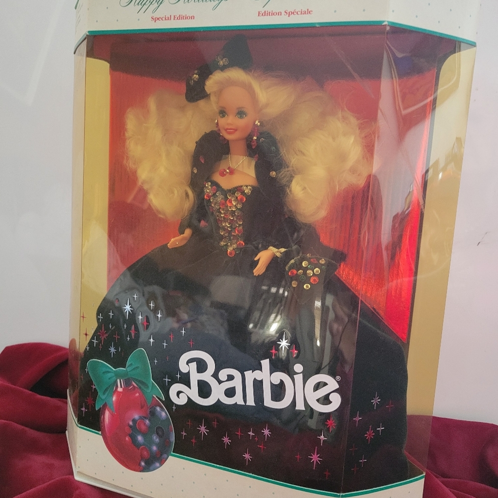 BARBIE 1991 Special Edition HAPPY HOLIDAYS EXPERIENCE Doll Blonde NRFB